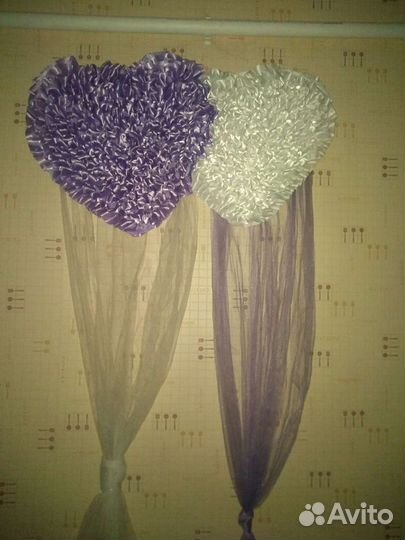 Украшение на свадьбу на капот машины