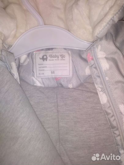 Демисезонный комбинезон для девочки