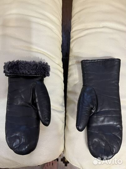 Варежки кожаные финские