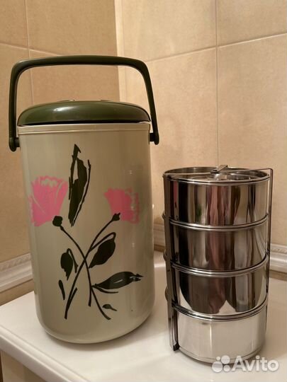 Термос для еды с контейнерами