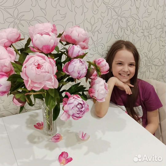 Пионы букет