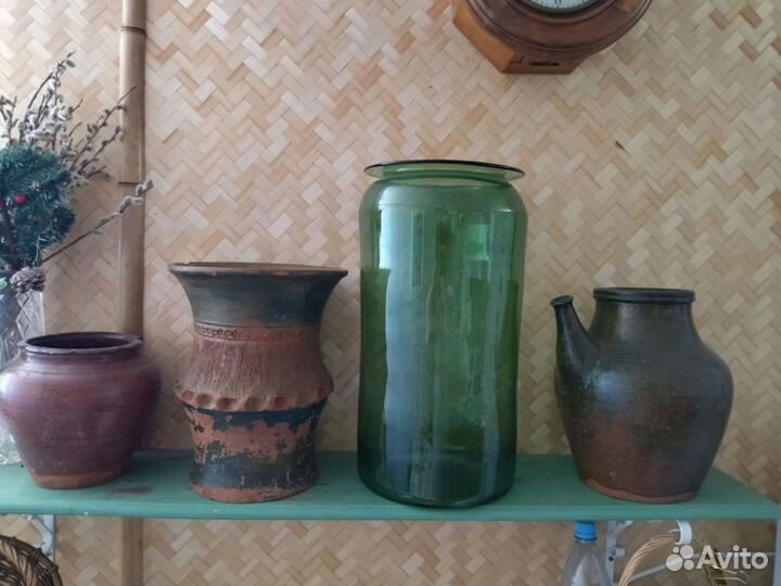 Керамические горшки (корчаги, кринки, гусятницы)