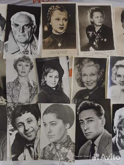 Актеры советского кино открытки