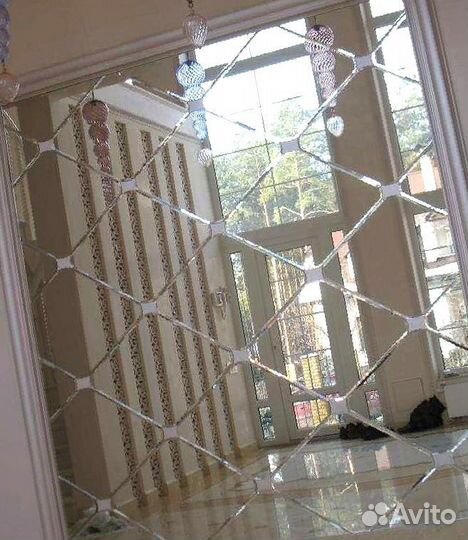 Зеркальная плитка соты