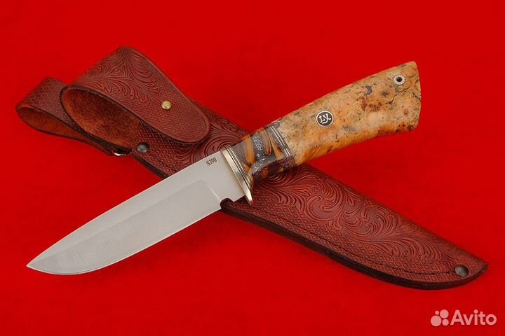 Нож ручной работы Стим из стали Bohler S390