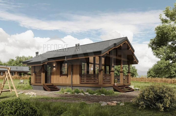 Дом 80 м² на участке 6 сот.