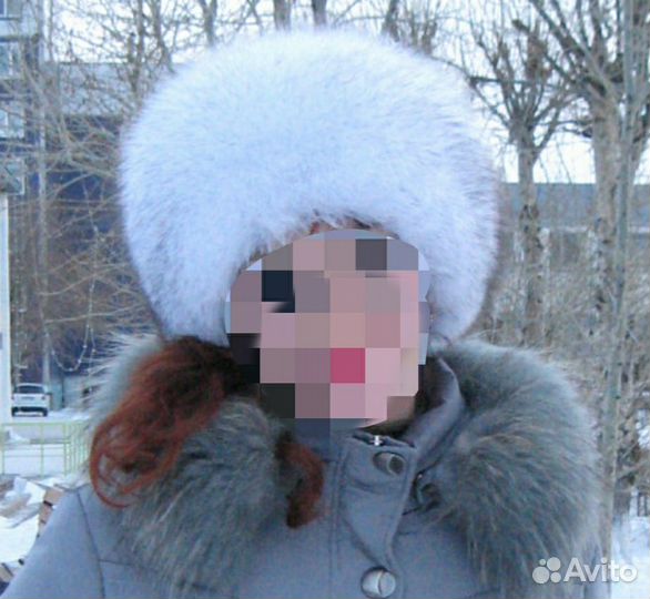 Шапка песцовая женская