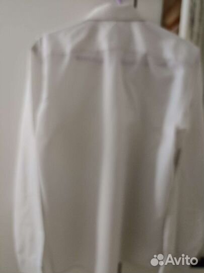 Рубашка белая на мальчика 152 158