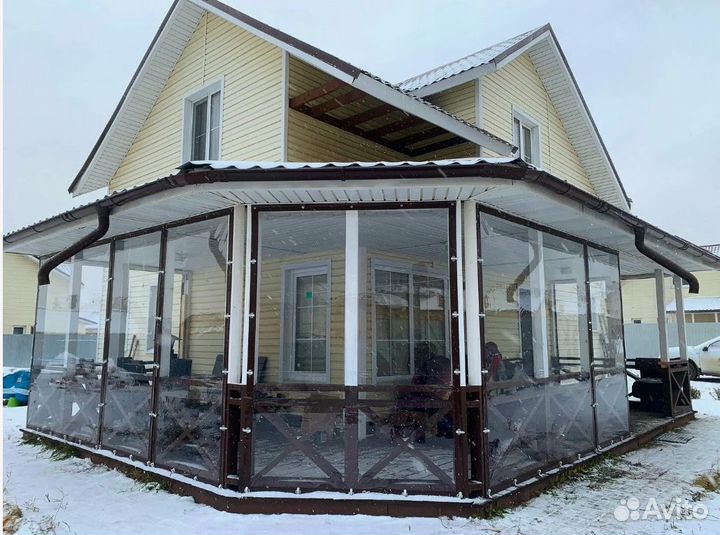 Мягкие окна для террасы