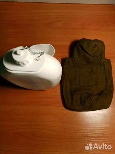 Фляжки пэ-1.5 афганские новые с чехлом 1970-х годо