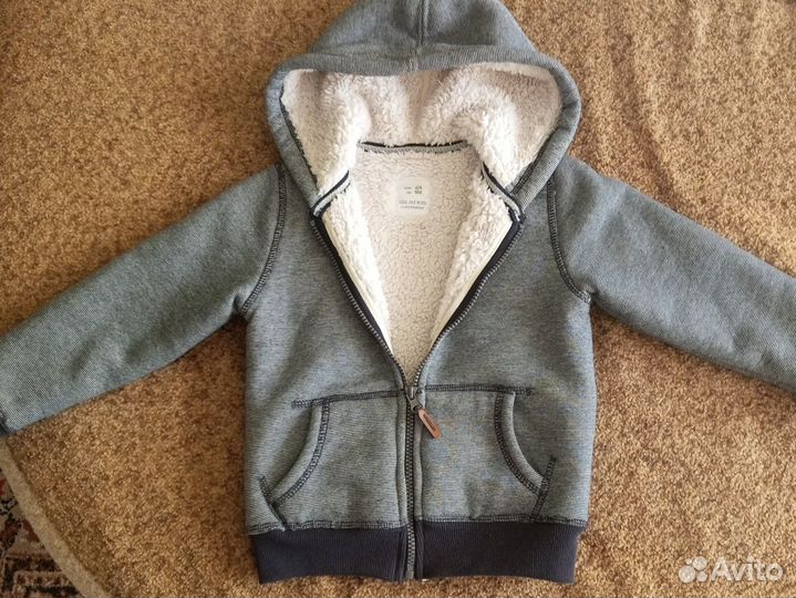 Толстовка с капюшоном на молнии детская