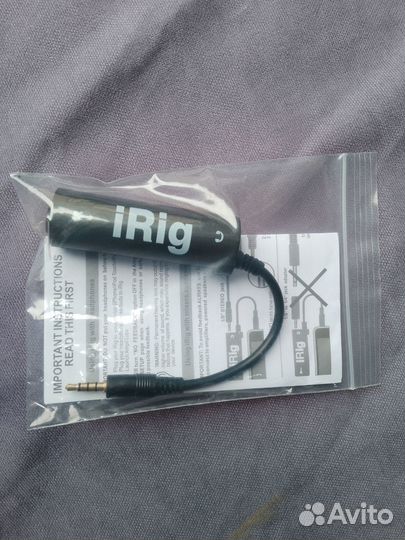 Адаптер iRig для подключения гитары к iPhone/iPad