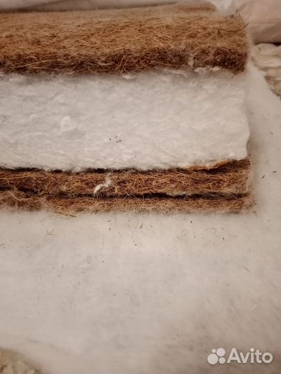 Матрац детский 120х60 на кокосовой подложке