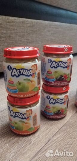 Детское фруктовое пюре Агуша (коробка)