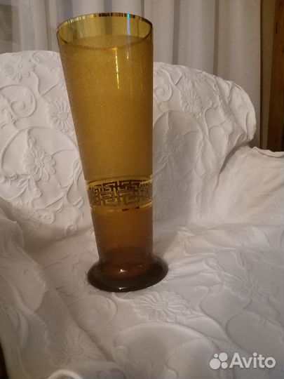 Ваза для цветов Bogemia Egermann из Чехии