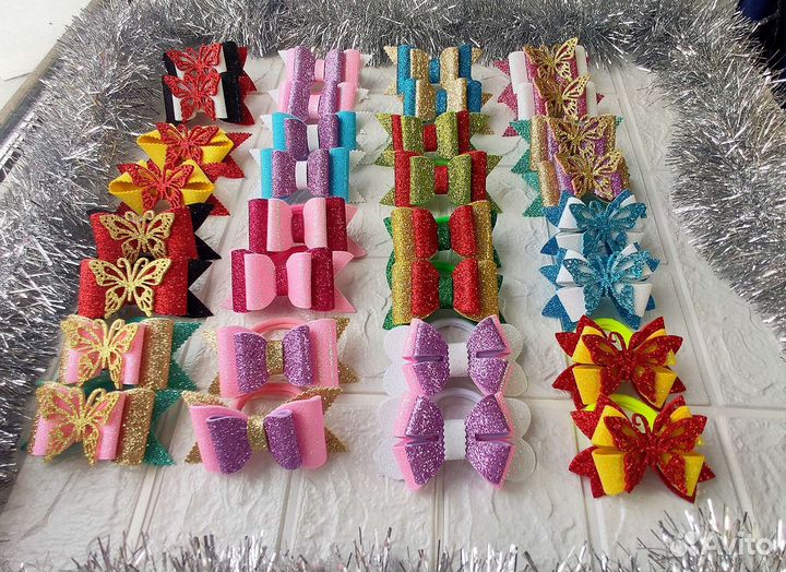 Резинки бантики для девочек