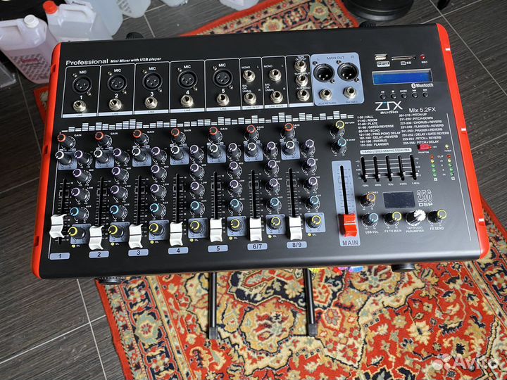Микшерный Пульт С USB Плеером ZTX audio Mix 5.2.Fx