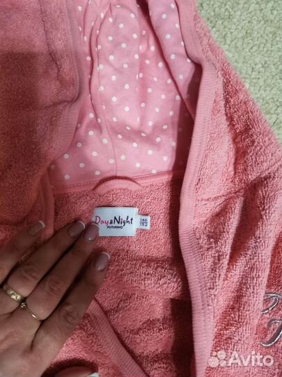Халат махровый для девочки
