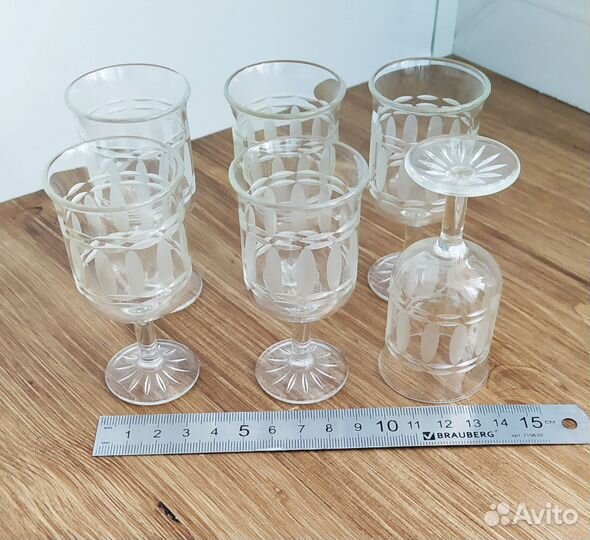 Хрустальные бокалы,рюмки СССР