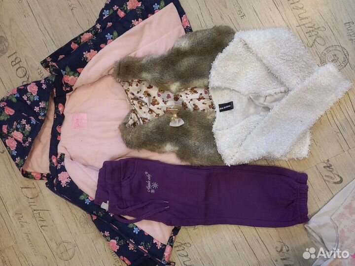 Одежда для девочки пакетом размер 98