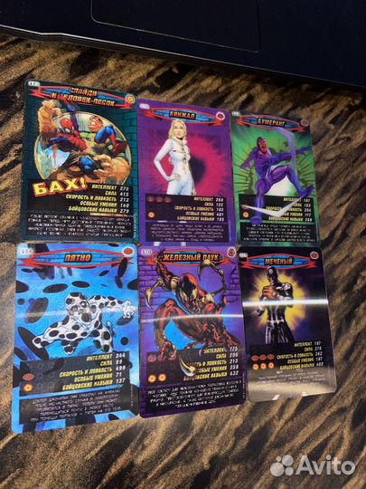 Карточки Человек-Паук 1 серия (полная коллекция)