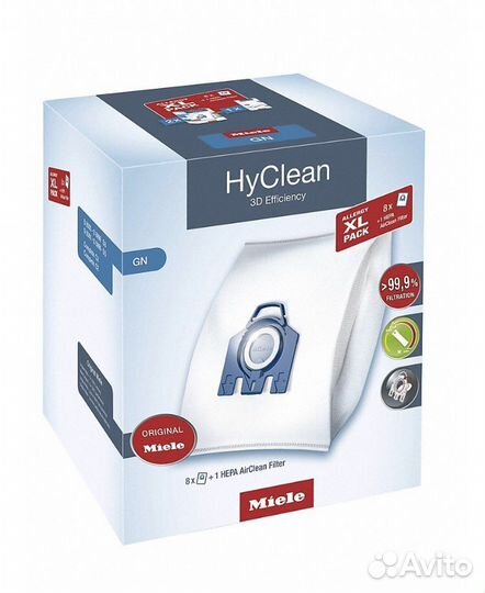 Miele Allergy XL Pack 2 HyClean GN + фильтр HA50