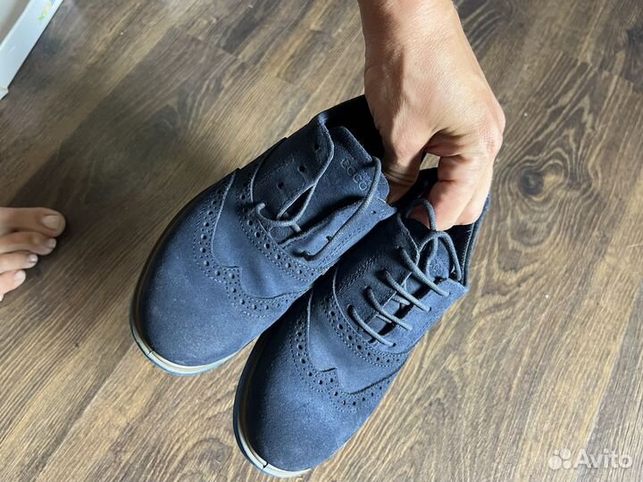 Туфли ботинки школьные ecco 32-й размер