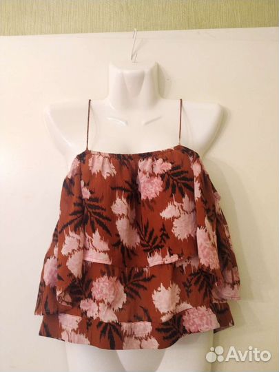 Блуза Ganni, р-р 44, вискоза