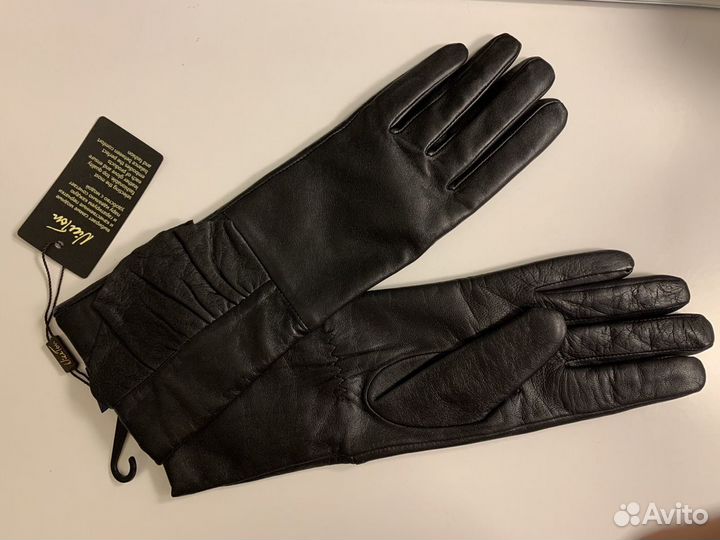 Кожаные женские перчатки Nice Ton