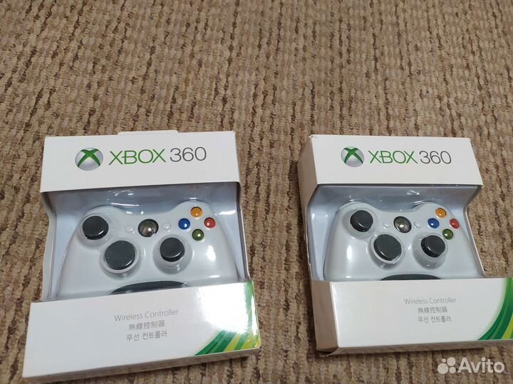 Геймпад xbox 360+акб