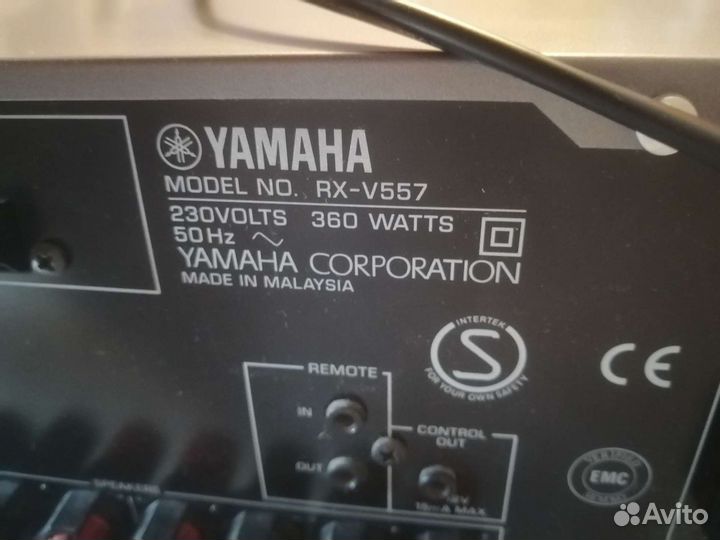 Ресивер yamaha + 4 колонки