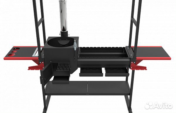 Печь-мангал Искандер - 400 Инклайн Эйр