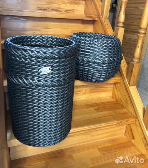 Корзина плетеная из ротанга