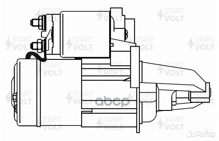 Стартер для а/м Nissan Almera N15 (95) /Sunny N14