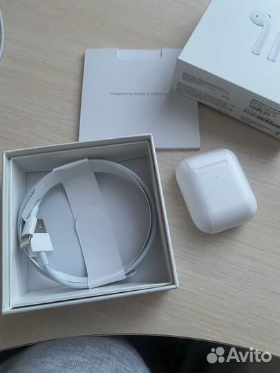 Беспроводные наушники apple airpods 2