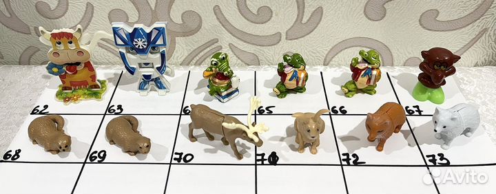 Киндер сюрприз фигурки единички