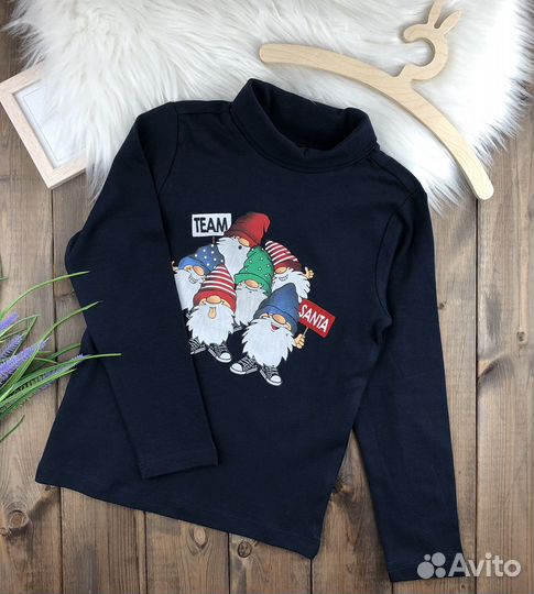 Водолазка бадлон для мальчика 116 122