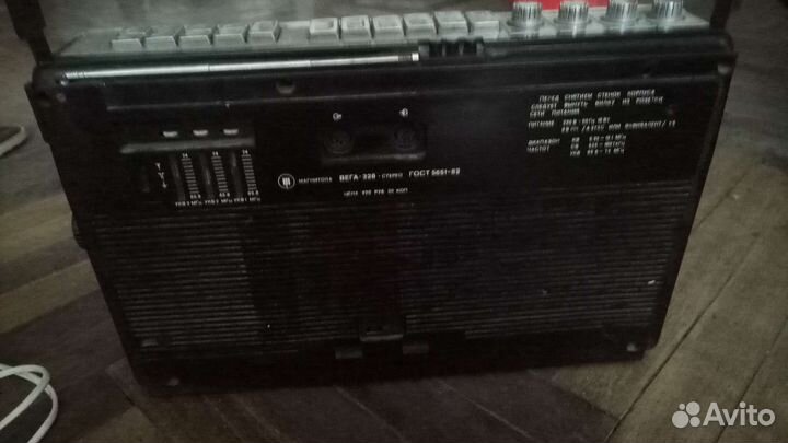 Кассетный магнитофон вега