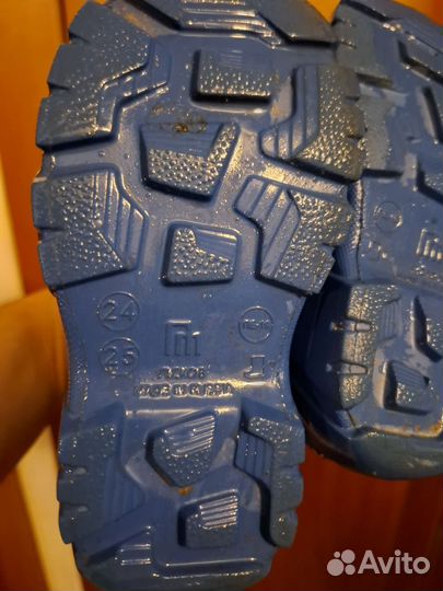 Резиновые сапоги жетские утепленные