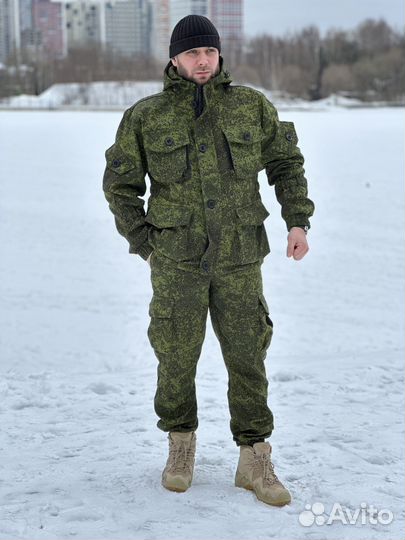 Демисезонный Костюм горка 8 цифра пиксель зеленый