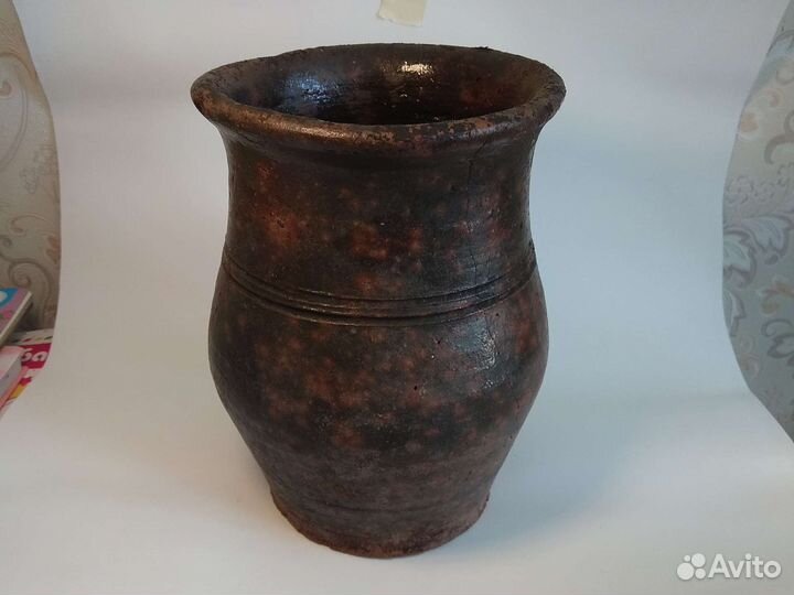 Кувшин старинный глиняный