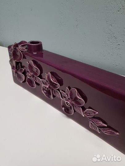 Ваза декоративная для цветов (керамика)