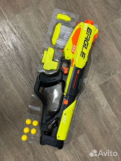 Бластер автомат с мягкими шариками