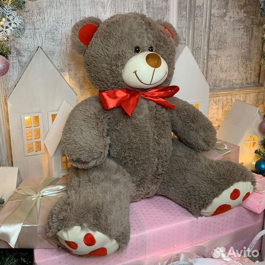 Плюшевый Мишка 110 см с сердцем