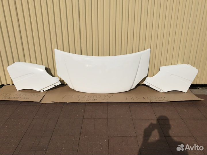 Капот на Газель усиленный цвет Белый 202