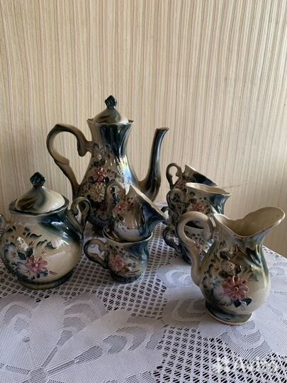 Кофейный сервиз СССР перламутровый