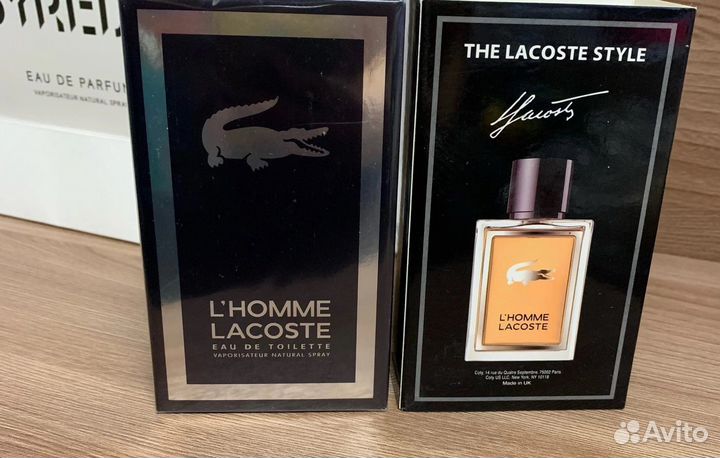 Туалетная вода Lacoste l homme 100 мл