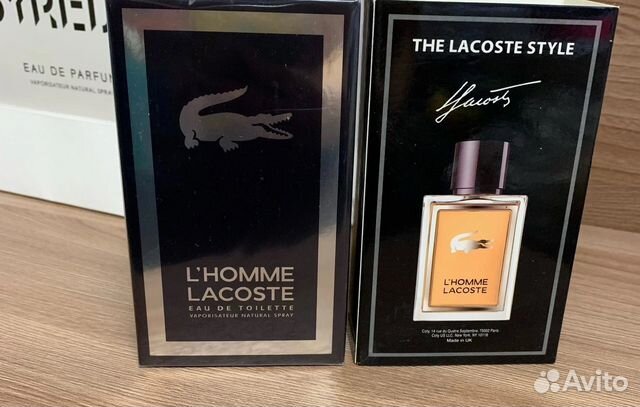Туалетная вода Lacoste l homme 100 мл