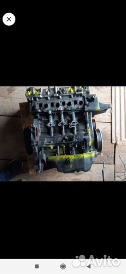 Двигатель в разобранном виде на Опель Астра аш 1.3