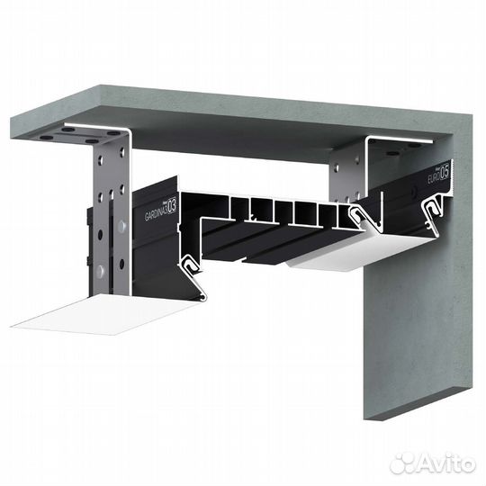 Профиль gardina3 03 для скрытых ниш с 3 пазами